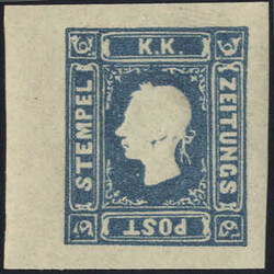 4745057: Austria Newspaper Stamp 1858/59