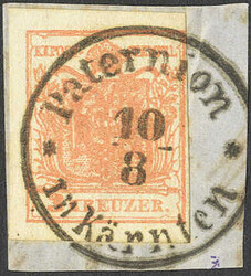 4745310: Austria Cancellations Kaernten - Cancellations and seals