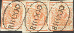 4745385: Frontière militaire grèves Autriche - Cancellations and seals