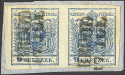 4745385: Frontière militaire grèves Autriche - Cancellations and seals