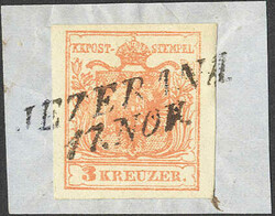 4745385: Frontière militaire grèves Autriche - Cancellations and seals