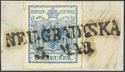 4745385: Frontière militaire grèves Autriche - Cancellations and seals