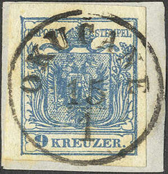 4745385: Frontière militaire grèves Autriche - Cancellations and seals
