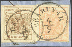 4745370: Austria Cancellations Croatia Slavonia - Cancellations and seals