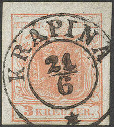 4745370: Austria Cancellations Croatia Slavonia - Cancellations and seals