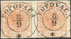 4745370: Austria Cancellations Croatia Slavonia - Cancellations and seals