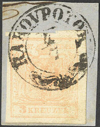 4745370: Austria Cancellations Croatia Slavonia - Cancellations and seals