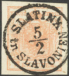 4745370: Austria Cancellations Croatia Slavonia - Cancellations and seals