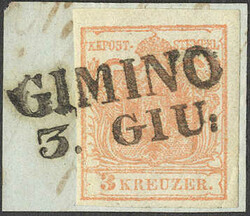 4745375: Austria Cancellations Austrian Littoral - Cancellations and seals