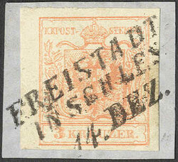 4745400: Austria Cancellations Silesia - Cancellations and seals