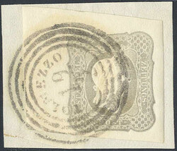 4745062: Austria Newspaper Stamp 1861