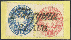 4745400: Austria Cancellations Silesia - Cancellations and seals