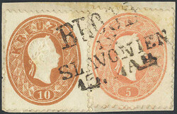 4745370: Austria Cancellations Croatia Slavonia - Cancellations and seals