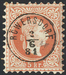 4745400: Austria Cancellations Silesia - Cancellations and seals