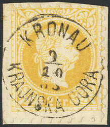 4745365: Austria Cancellations Krain - Cancellations and seals