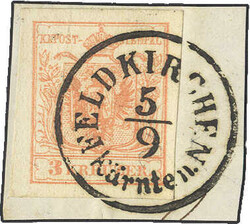 4745310: Austria Cancellations Kaernten - Cancellations and seals