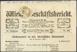 4745072: Austria Newspaper Stamp 1863