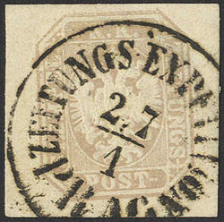 4745072: Austria Newspaper Stamp 1863