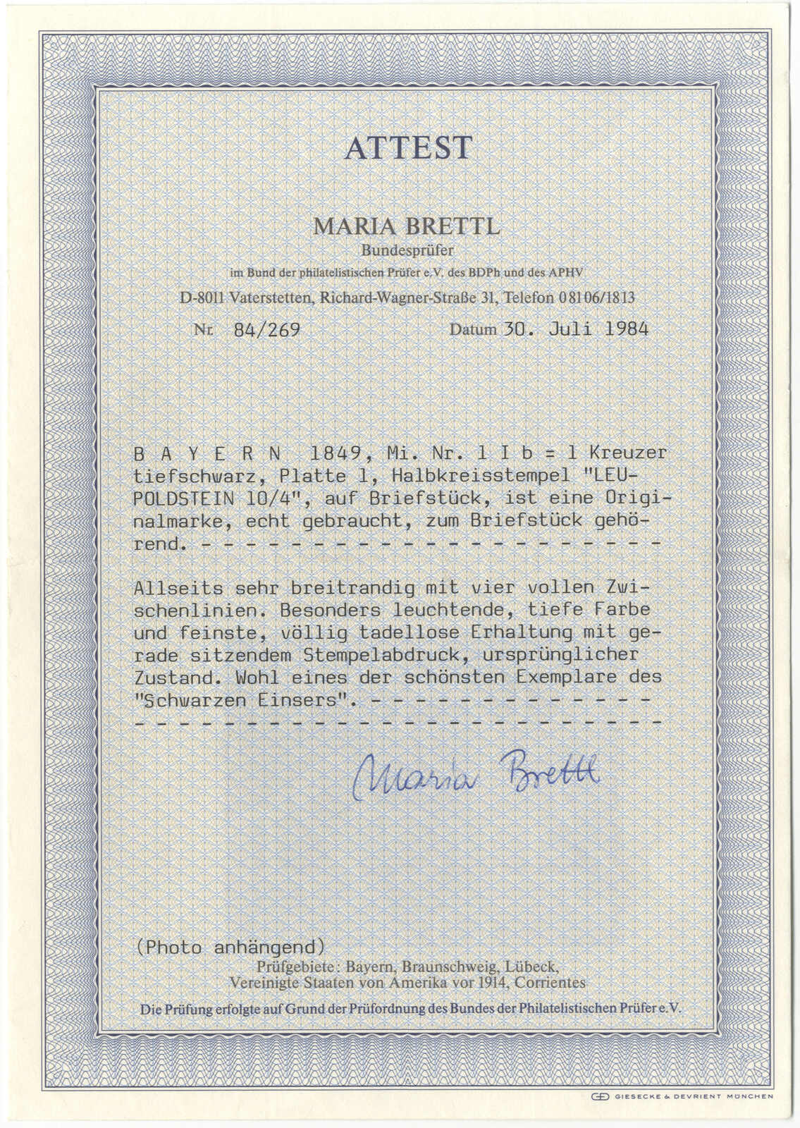 Image 1 for lot number 2041 for 77th Deider Auction