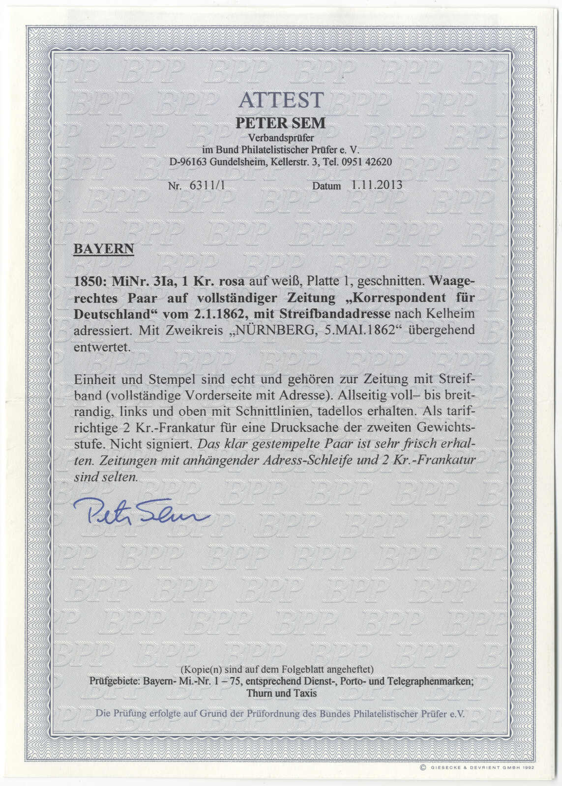 Image 2 for lot number 2156 for 77. Deider Auktion