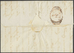 "LUSSIN Po.", besonders klarer kpl. K2 2x auf Kab.-Faltbrief mit Paar ...