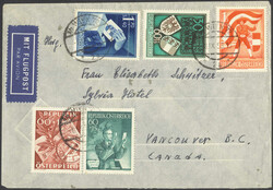 1950, Volksabstimmung Kärnten, kpl. Satz von 3 Werten, sowie ...