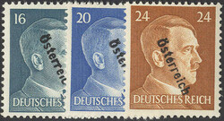 1945, Lokalausgabe Waidhofen a.d. Ybbs, Hitler-Freimarken 1 - 80 Rpf. ...