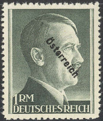 1945, Lokalausgabe Waidhofen a.d. Ybbs, Hitler-Freimarken 1 - 80 Rpf. ...