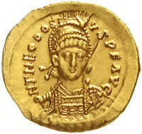 10.40.30: Ancient Coins - Eastern Roman Empire - Theodosius II, 402 - 450