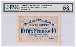 110.270: Banknotes - Luxembourg