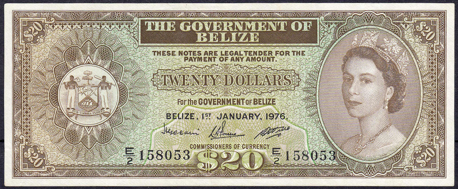 110.560.35: Banknotes – America - Belize (British Honduras)