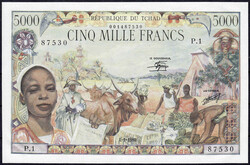 110.550.440: Billets - Afrique - Tchad
