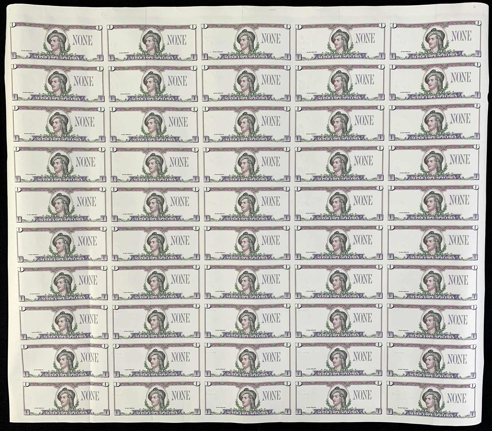 110.700: international test banknotes