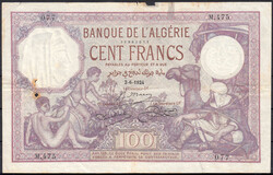 110.550.40: Banknotes – Africa - Algeria