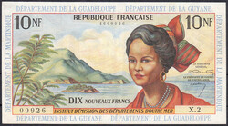 110.560.116: Banknotes – America - French Antilles (Guyana, Guadeloupe,<br />Martinique)