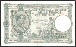 110.40: Banknotes - Belgium