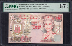 110.130: Banknoten - Gibraltar
