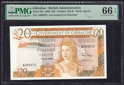 110.130: Banknoten - Gibraltar