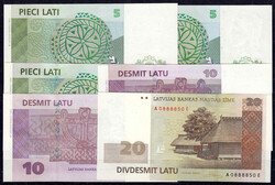 110.240: Banknoten - Lettland