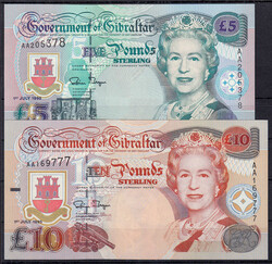 110.130: Banknoten - Gibraltar