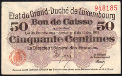 110.270: Banknoten - Luxemburg