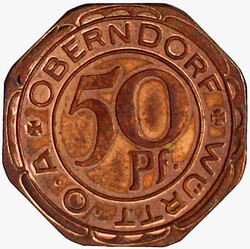 125: Auxiliary coins and tokens