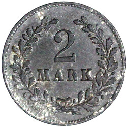 2 Mark Zeche Hugo, Harpener Bergbau-Aktienges. o.J. Zink. sehr schön ...