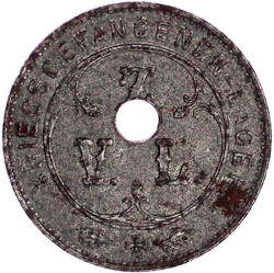 Kriegsgefangenen-Lager Z. V. L. (Zeche Viktoria Lünen), 5 Mark Eisen ...