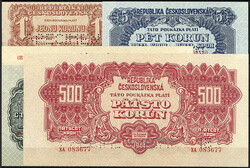 110.500: Banknoten - Tschechoslowakei