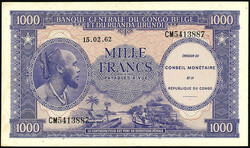 1000 Francs 15.2.1962. II