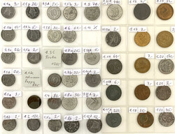 Sammlung von 42 versch. Notmünzen, Funck 1 bis 22. Mit vielen ...
