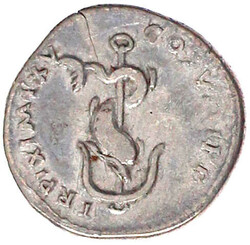 Denar, TRP IX = 80. Belorb. Kopf r./TR P IX IMP XV COS VIII PP. ...