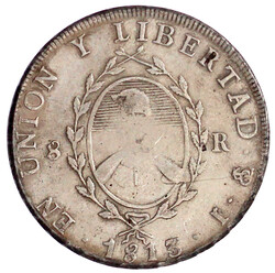 8 Reales 1813 Potosi (Bolivien). 26,50 g. sehr schön, mittige ...