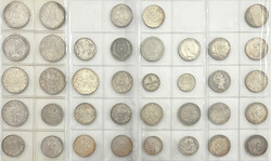 61 versch. Silbermünzen ab 1861 (Krönungstaler) bis 1934 mit div. ...